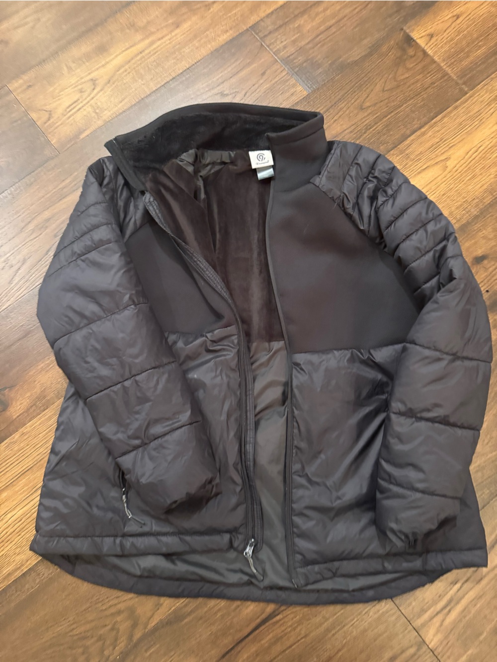 all in motion Black Quilted Puffer Jacket